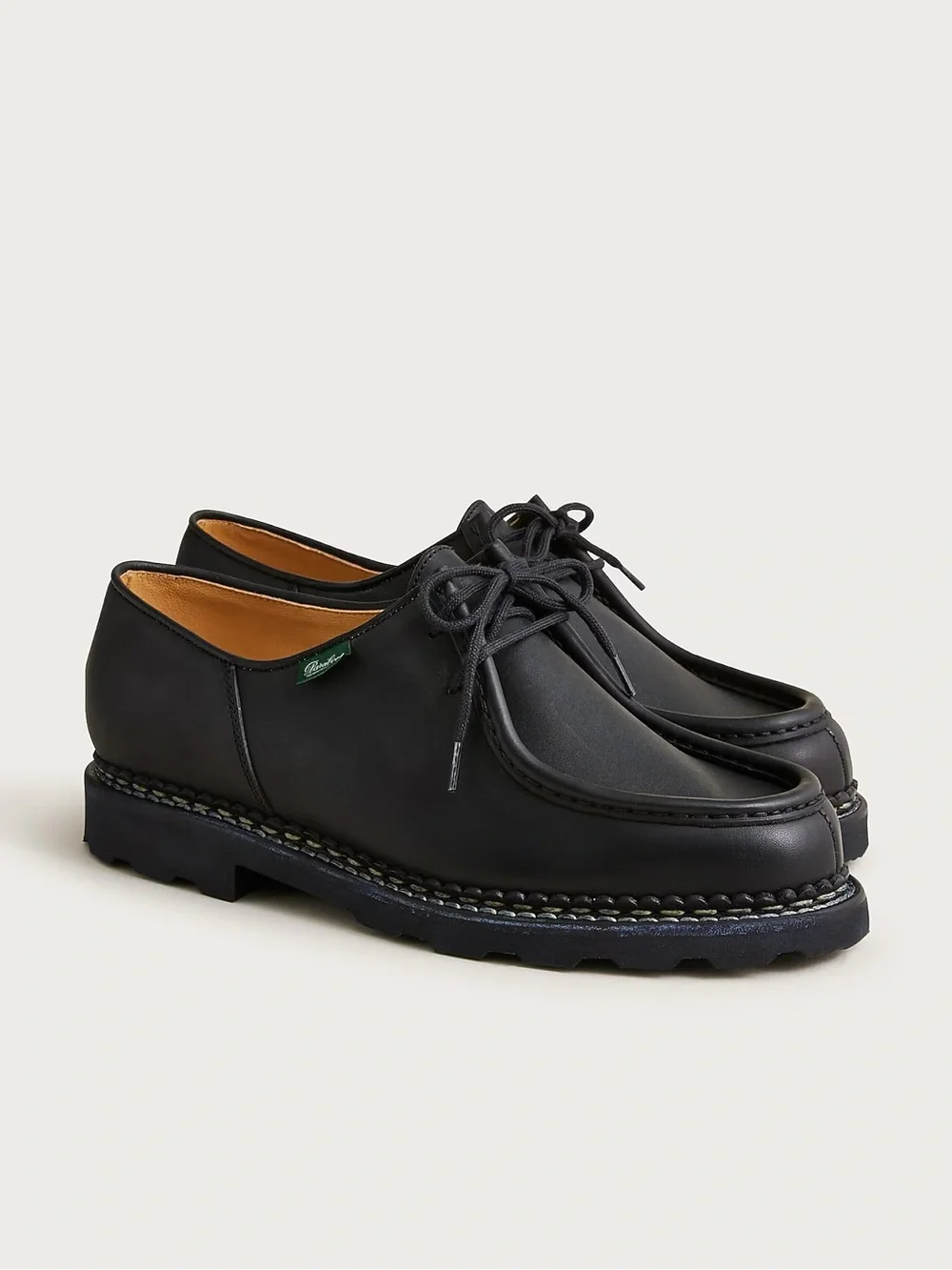 Paraboot Michael leather derbys in Black Size 11 EU 45 U.S. 12 NIB $635 CE151